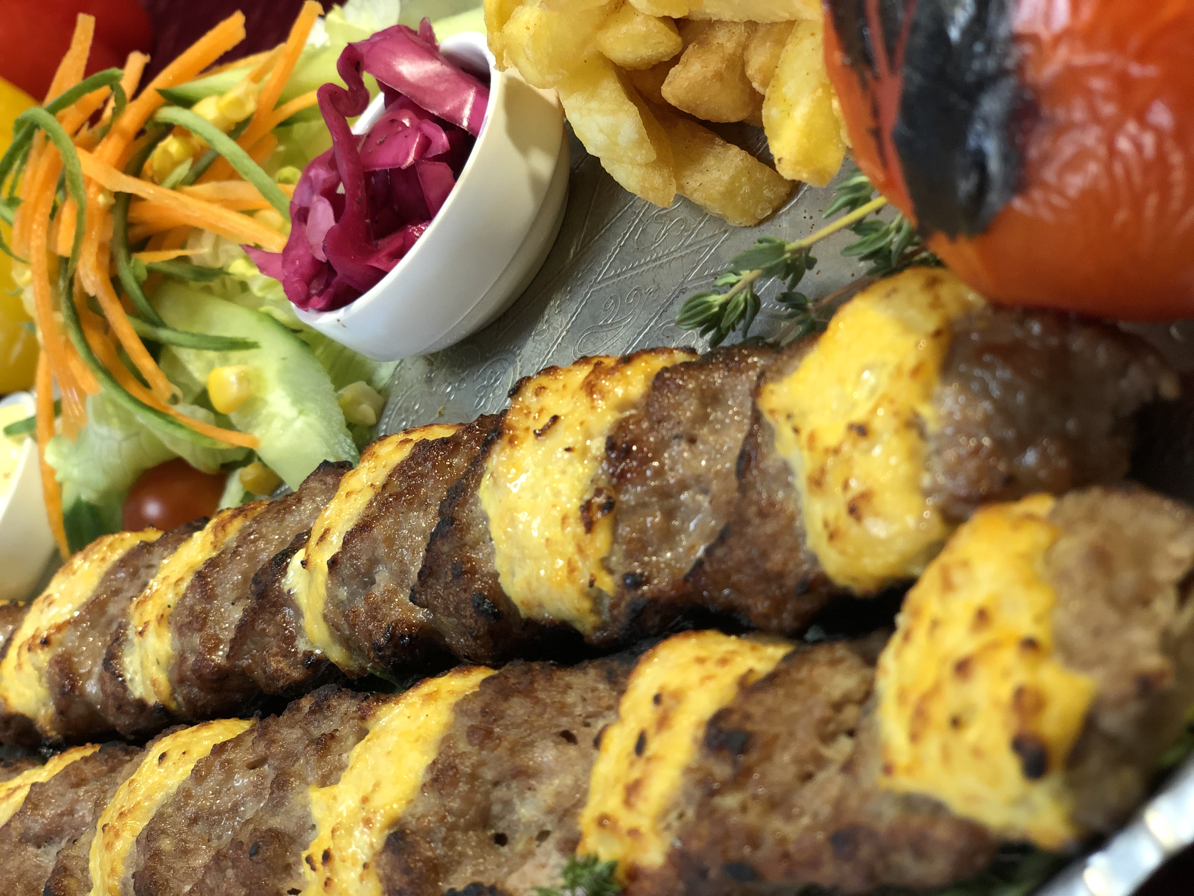 خوراک نگینی 2سیخ